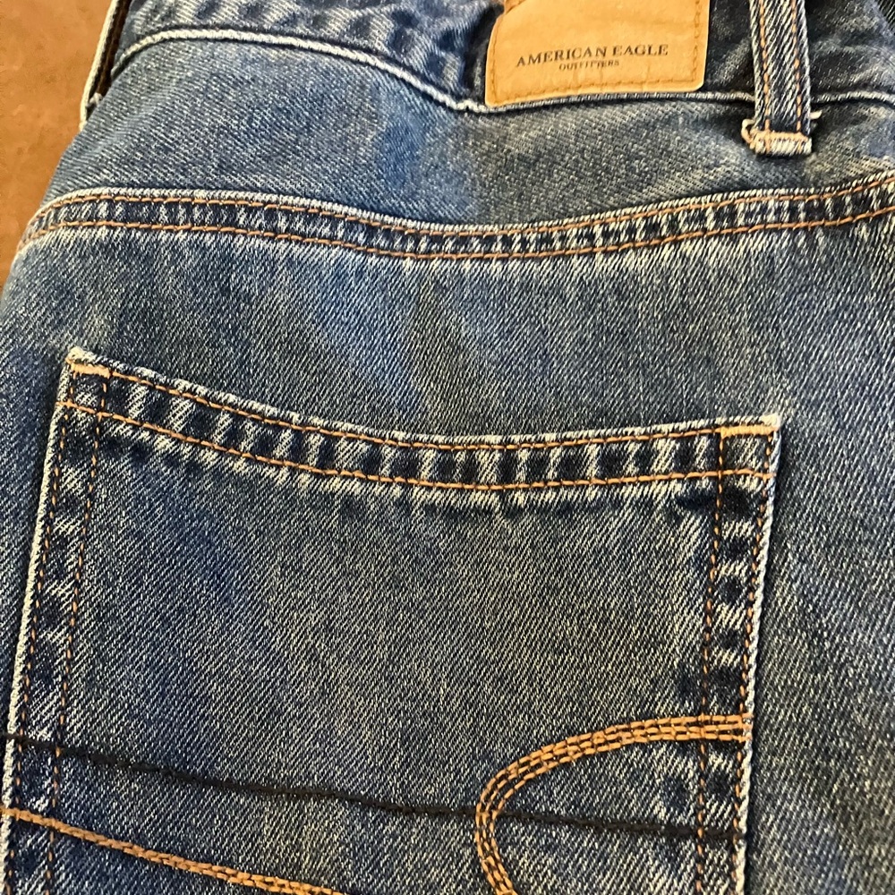 American Eagle Outfitters Blue Straight Leg Jeans
